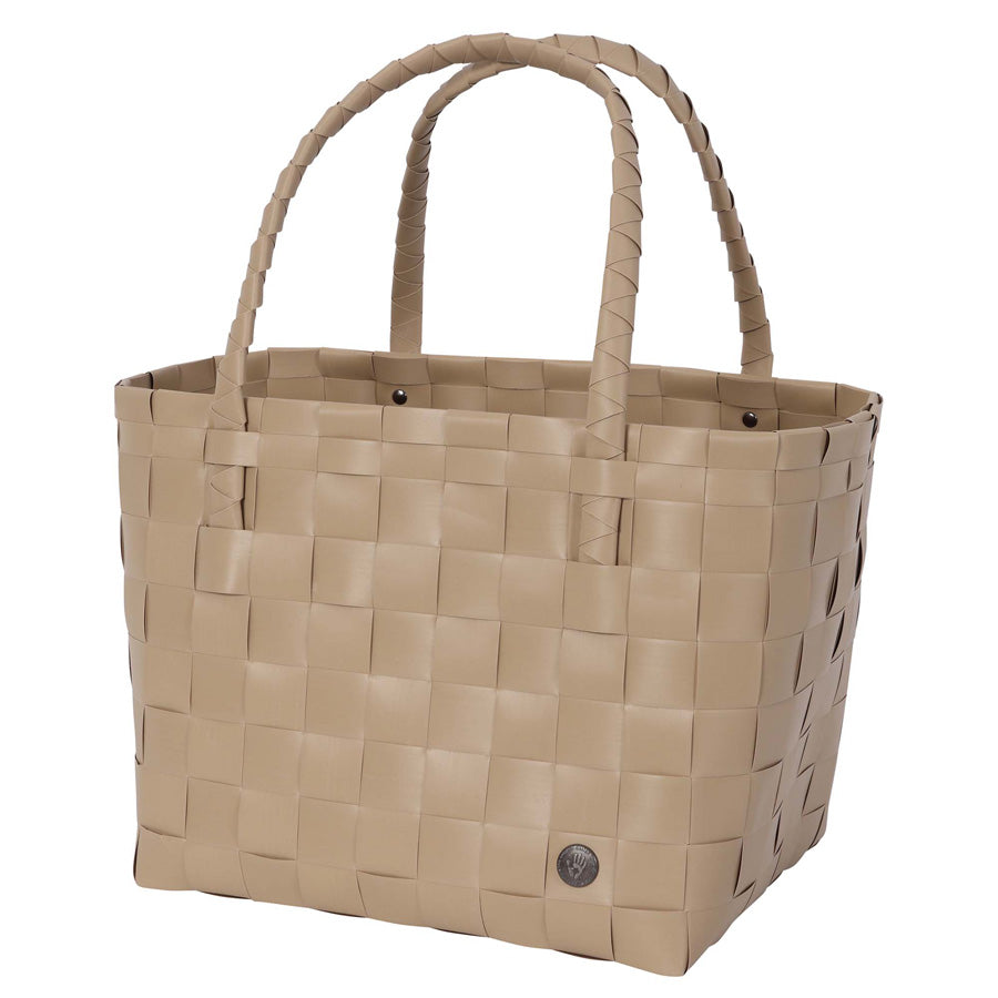 Bolso (Moca) Shopper Con Asas De Pvc