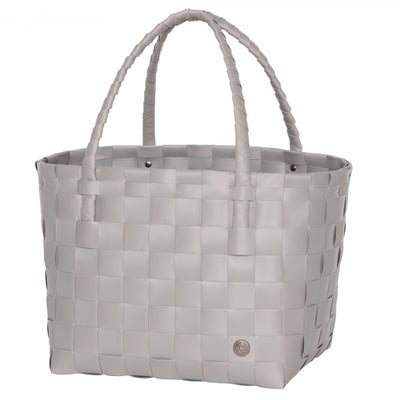 Bolso (Gris) Shopper Con Asas De Pvc