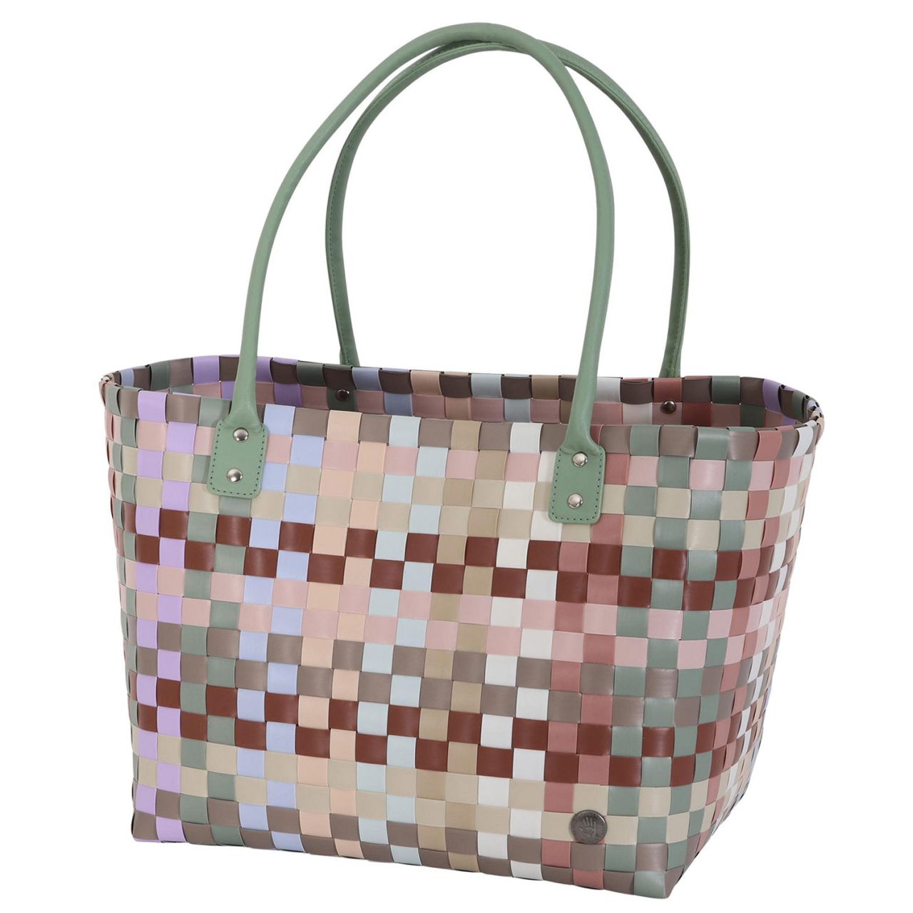 Bolso Con Asas (Colores Varios Rojo/Rosa) De Pvc