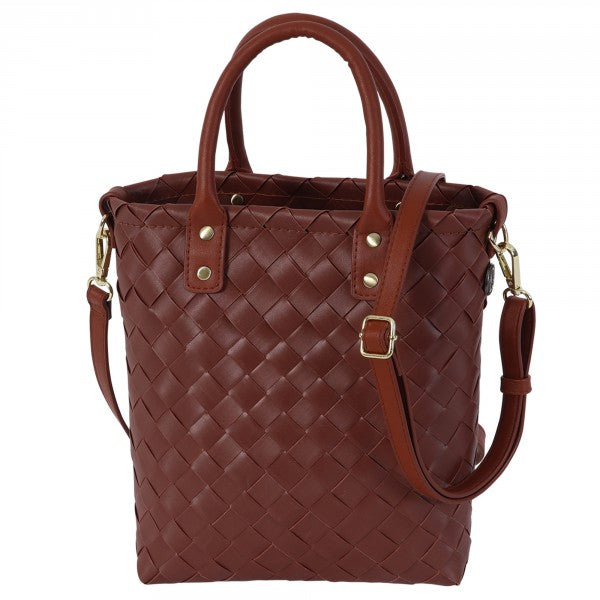 Bolso De Mano (Ocre) De Pvc