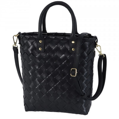 Bolso De Mano (Negro) De Pvc