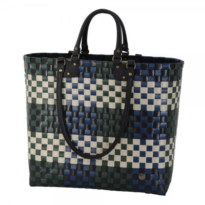 Bolso Con Asas (Colores Varios: Azúl, Verde, Beige) De Pvc