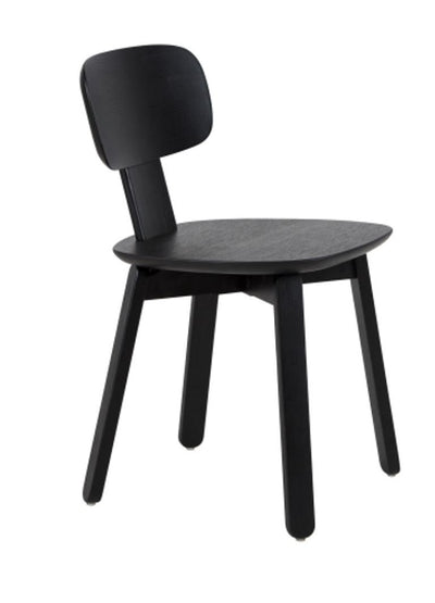 Silla De Comedor Madera (Negra) De Madera