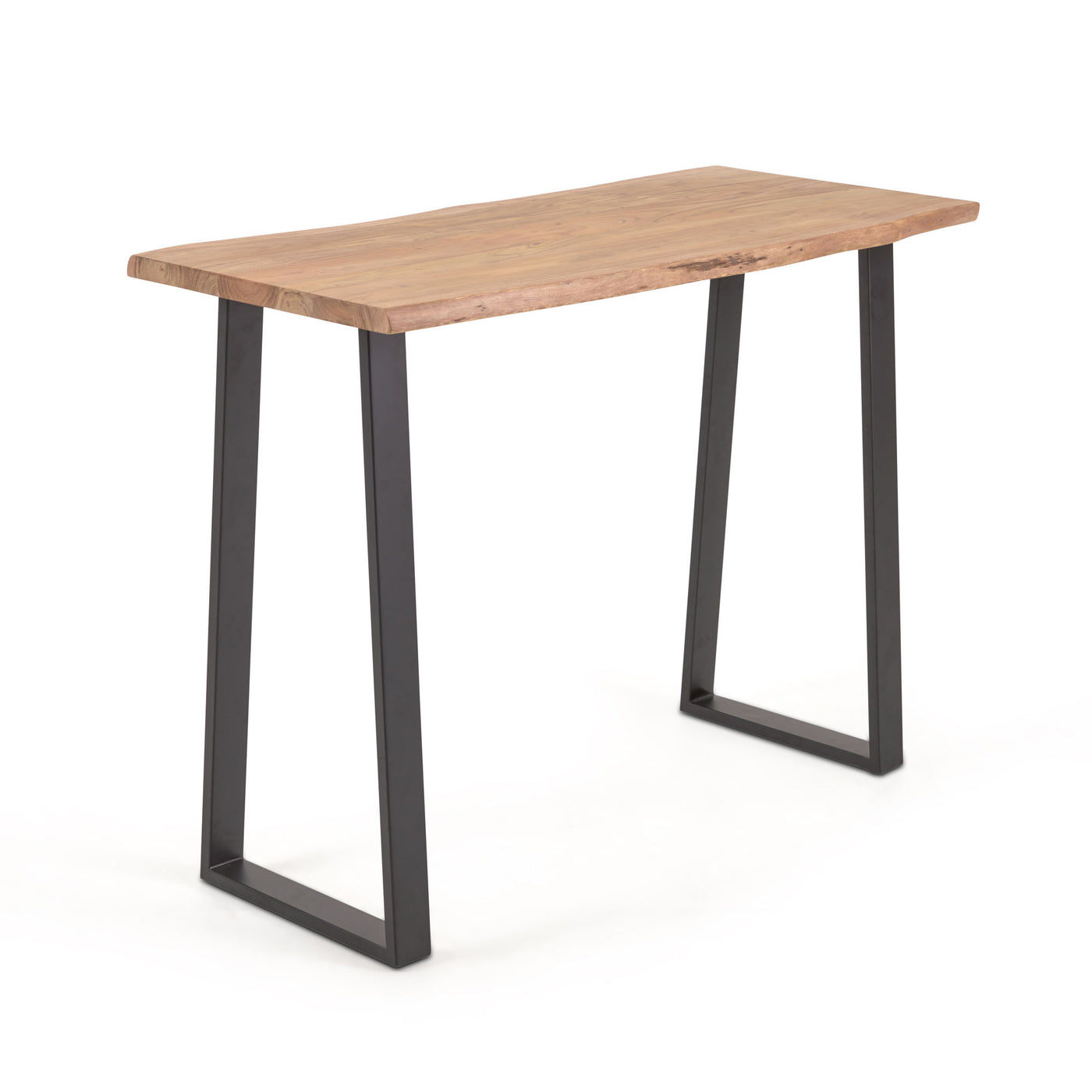 Mesa Alta Para Comedor Tablero Natural Patas De Madera