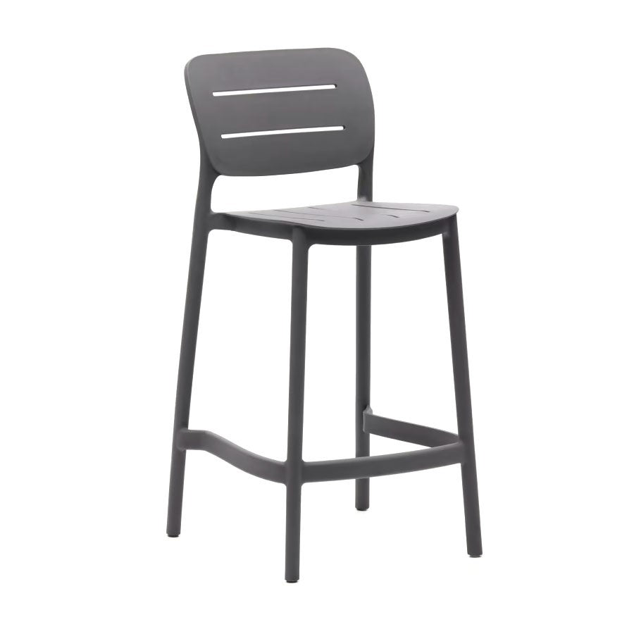 Silla Para Bar (Gris) De PVC