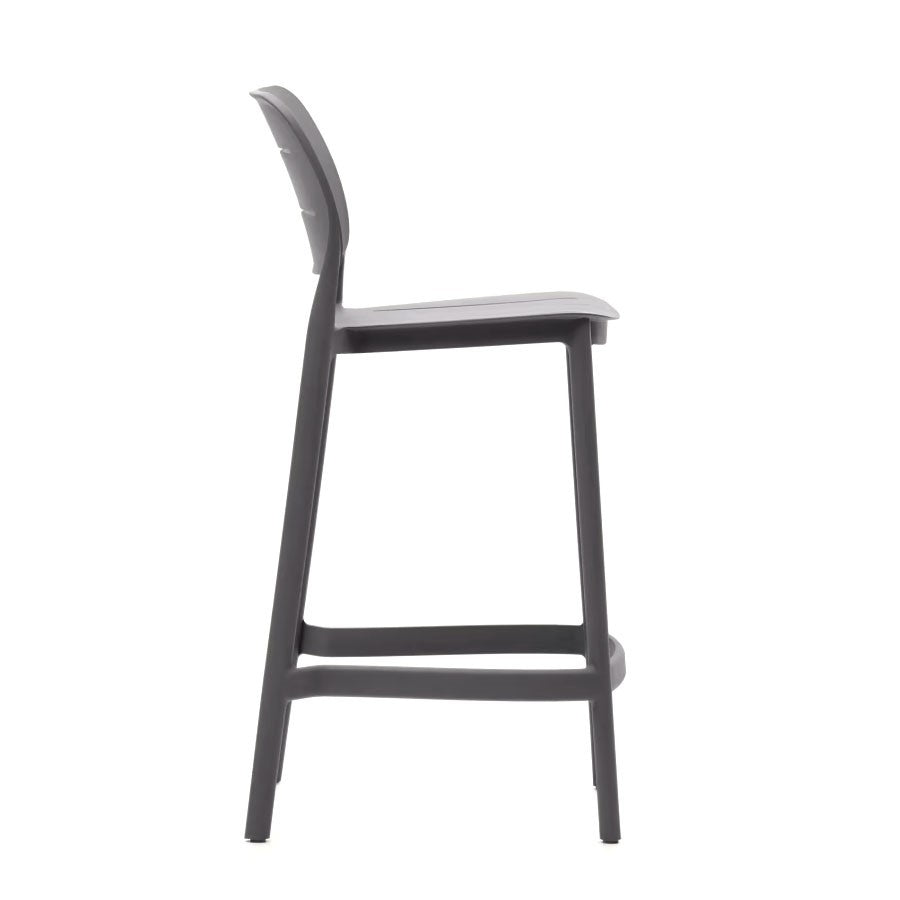 Silla Para Bar (Gris) De PVC