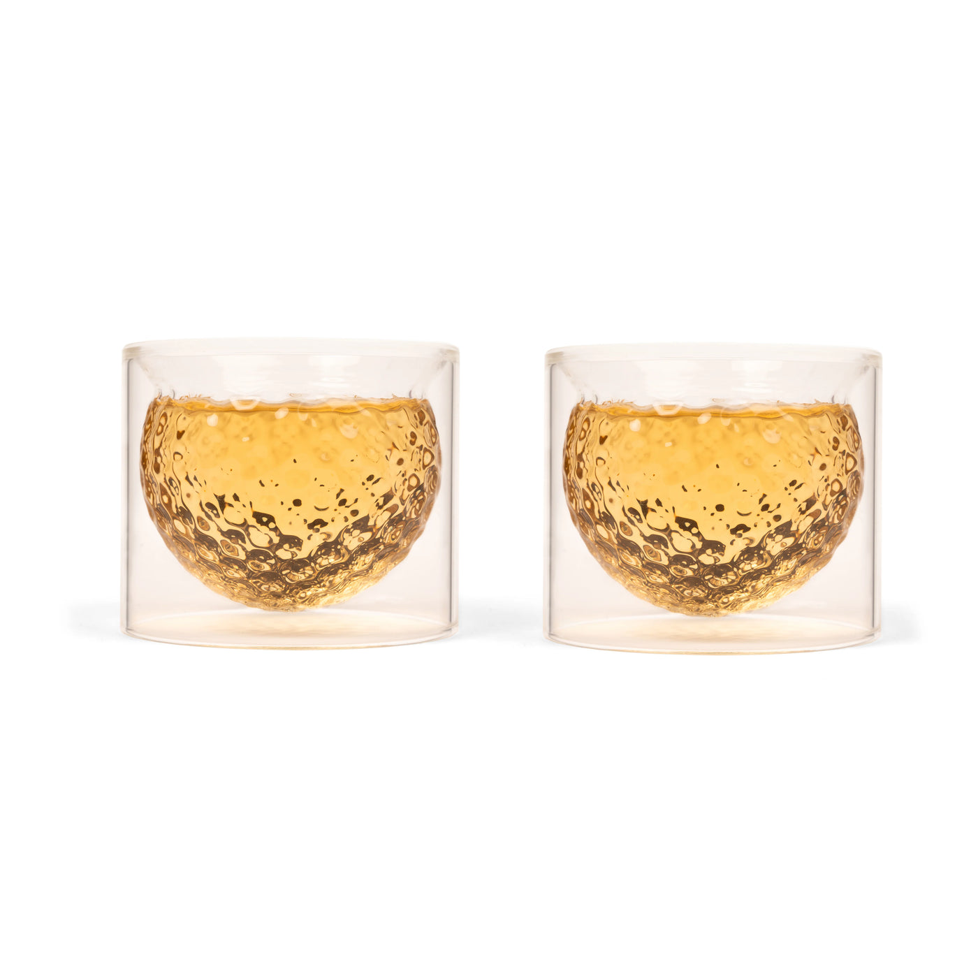 Set X 2 Vasos Shot Para Licor De Vidrio