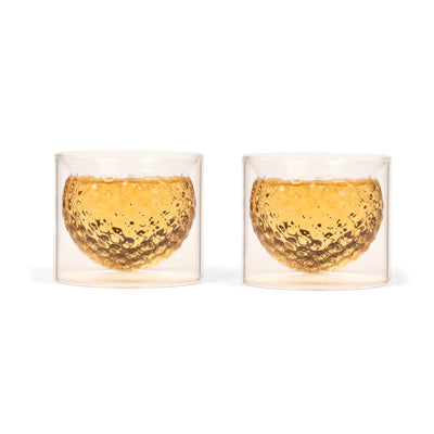 Set X 2 Vasos Shot Para Licor De Vidrio
