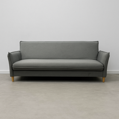 Sofá Cama Tapiz (Gris Oscuro) Con Compartimento Estructura De Madera