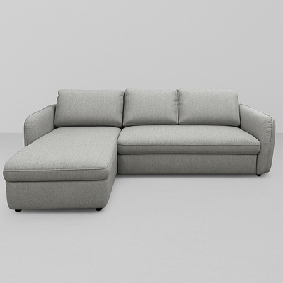 Seccional Sofá Cama Tapiz G8211 Estructura De Madera