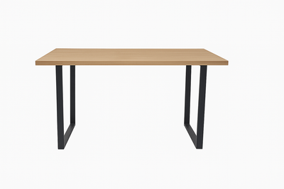 Mesa De Comedor (Natural) Tablero Mdf Y Melamina Estructura De Madera