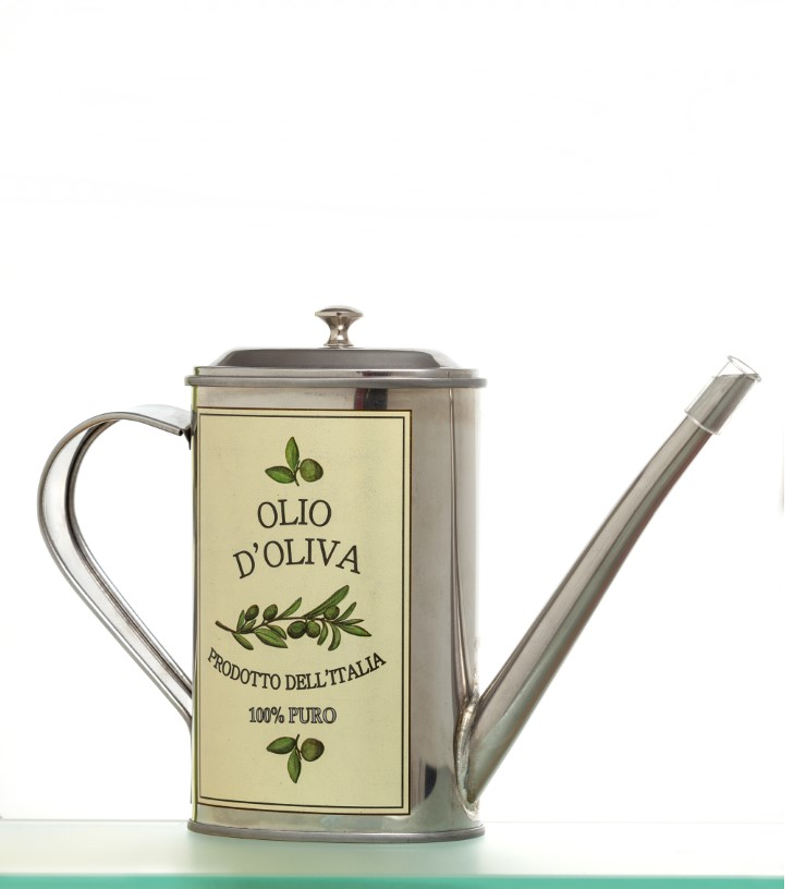 Aceitera Con Asa (Oliva) 500 Mltrs De Acero