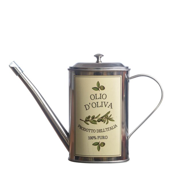 Aceitera Con Asa (Oliva) 500 Mltrs De Acero