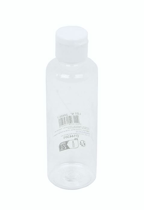 Botella (Transparente) 100 Mltrs Con Tapa De Plástico