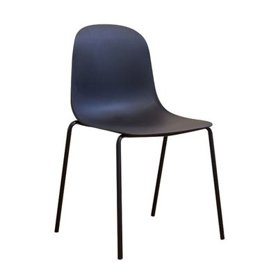 Silla De Comedor (Negro) Estructura De Metal