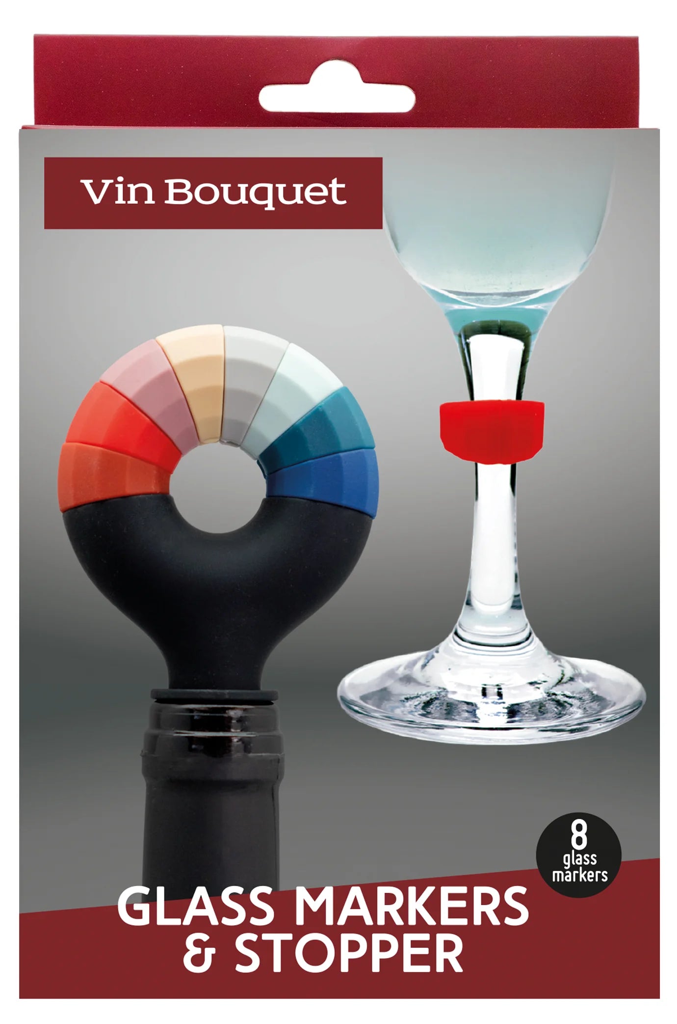 Tapón Para Botella Con Marcacopas De Silicona