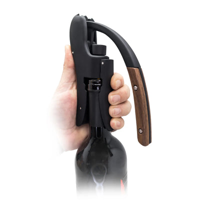 Sacacorchos De Palanca (Negro) De Plástico