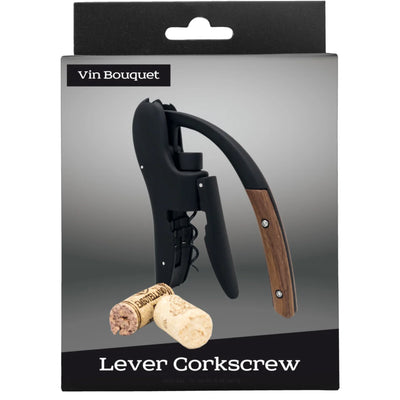 Sacacorchos De Palanca (Negro) De Plástico