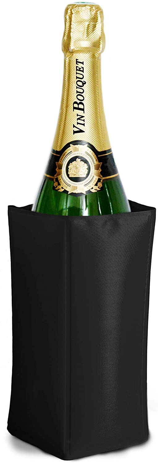 Funda Enfriadora Para Botellas (Negro) De Plástico