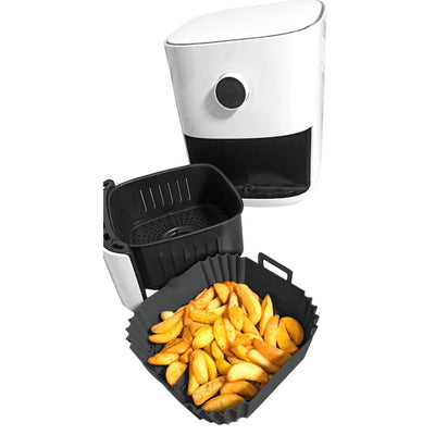 Bandeja Para Air Fryer (Gris) De Silicona