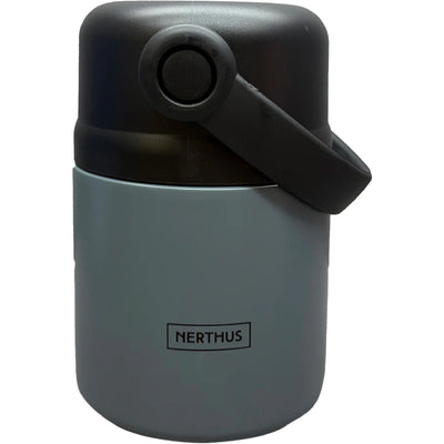 Contenedor Para Alimentos (Gris) 650 Ml De Acero