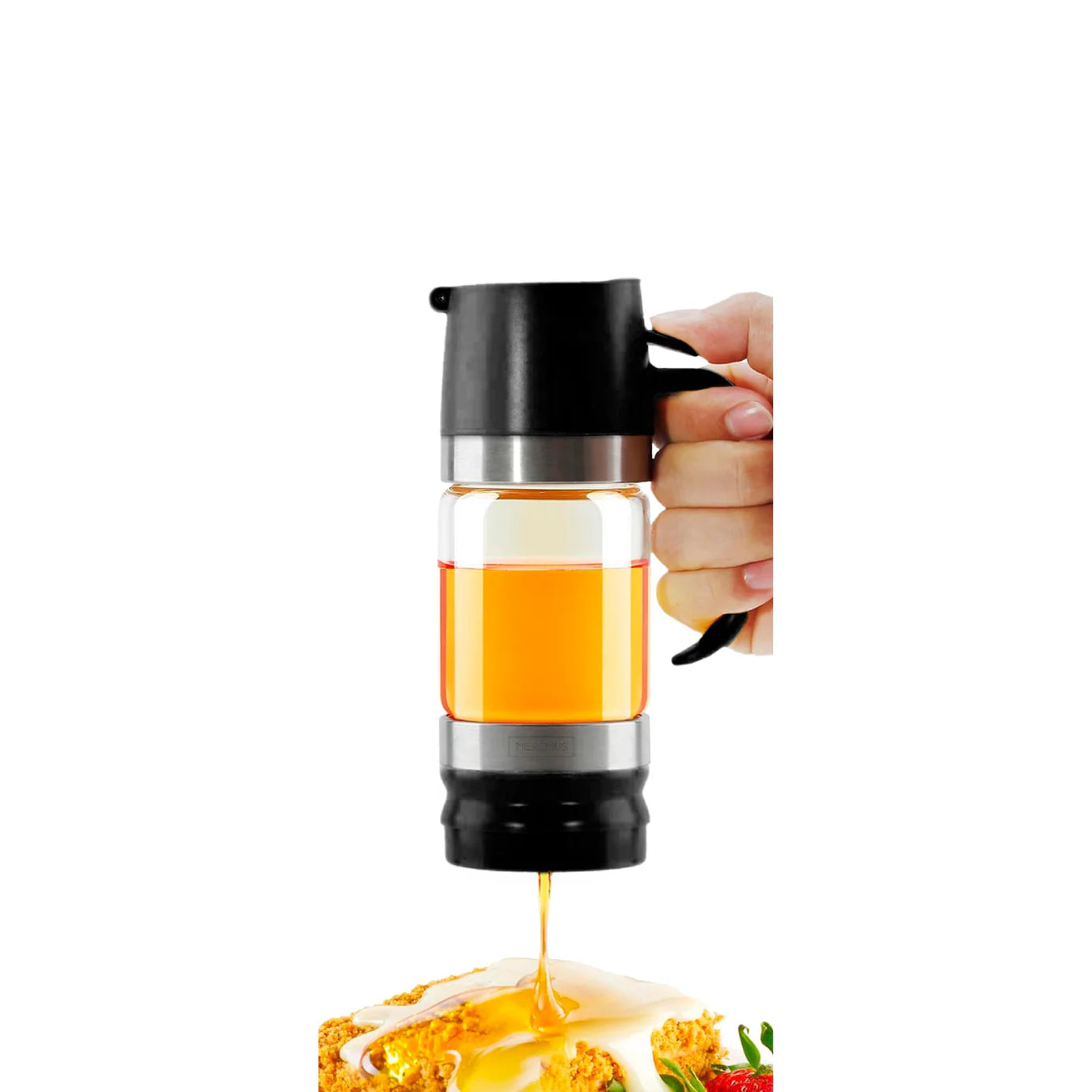 Dispensador De Miel 350 Ml De Vidrio