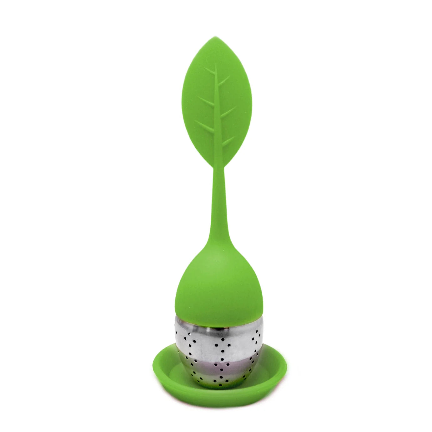Infusionera (Verde) Modelo "Hoja" De Silicona