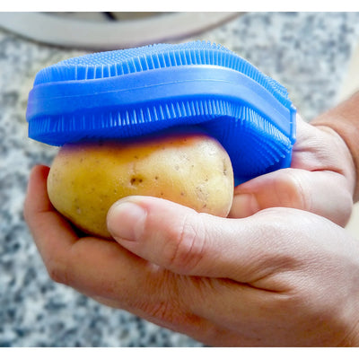 Esponja Para Restregar (Colores) De Silicona - Venta Por Unidad