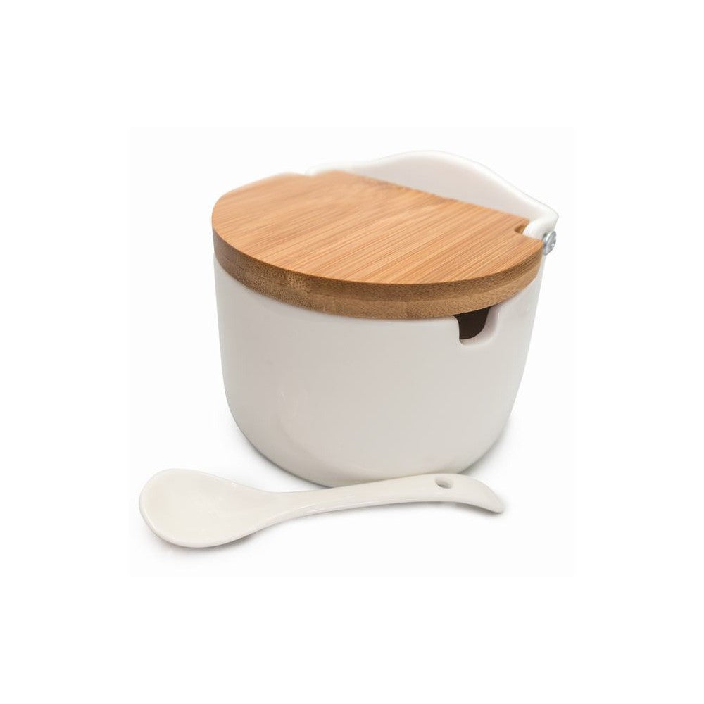 Salero Redondo De Porcelana