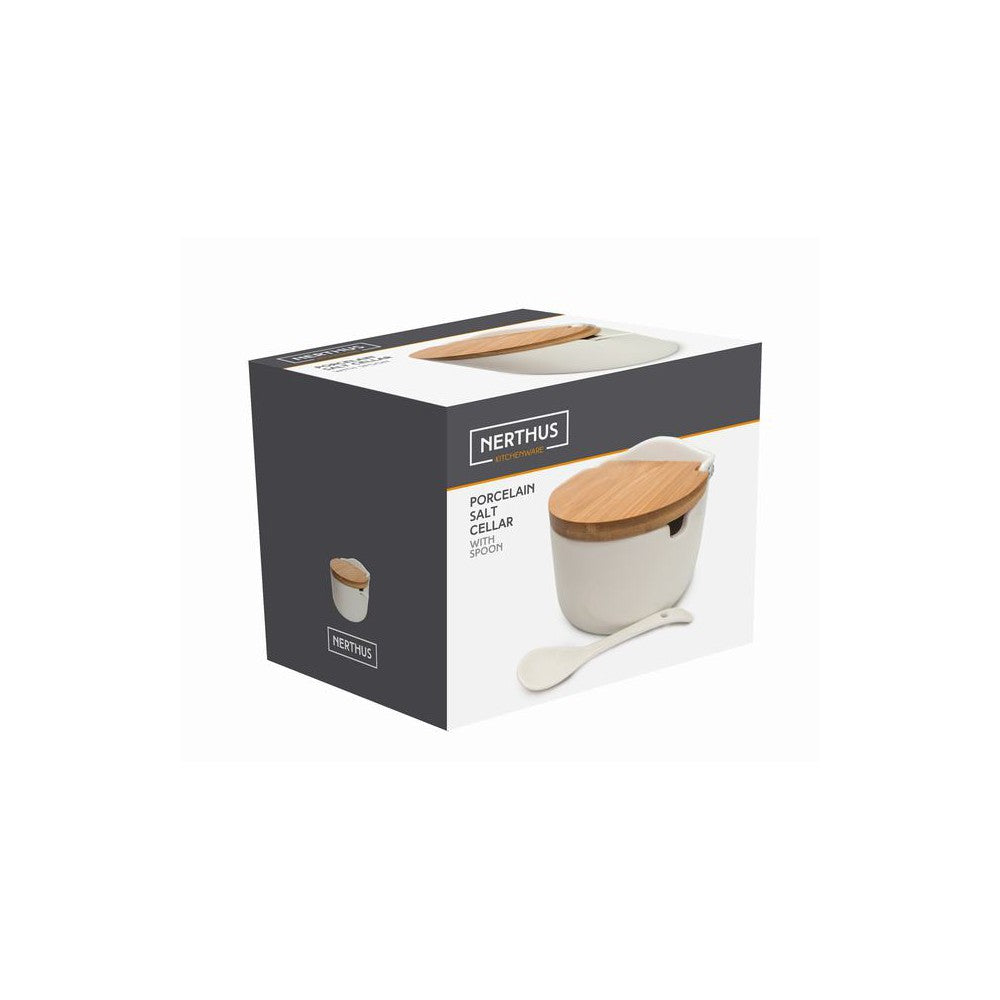 Salero Redondo De Porcelana