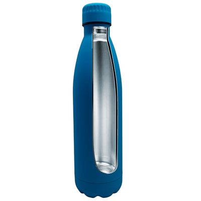 Botella (Azul) 750 Ml Doble Pared De Acero