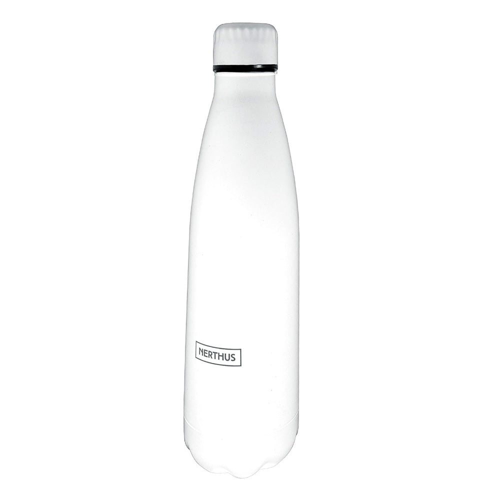 Botella (Blanca) 750 Ml Doble Pared De Acero
