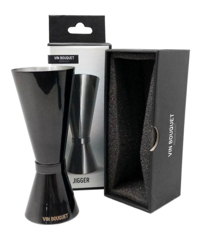 Medidor Para Cocteleria 50-25 Ml (Grafito) De Acero