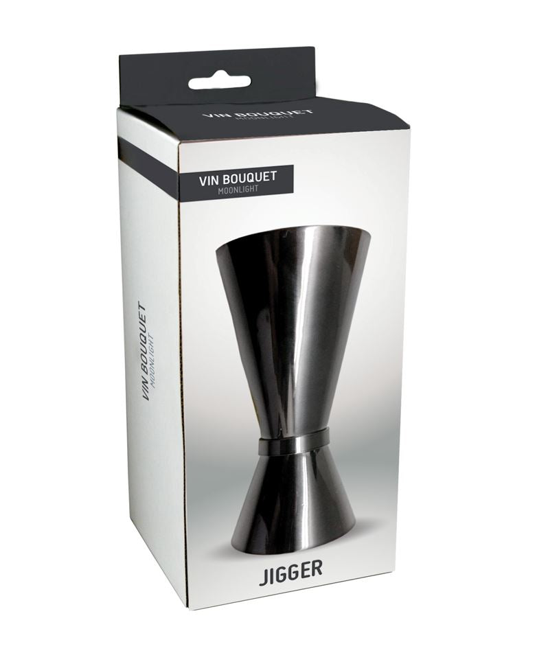 Medidor Para Cocteleria 50-25 Ml (Grafito) De Acero