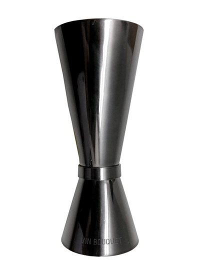 Medidor Para Cocteleria 50-25 Ml (Grafito) De Acero