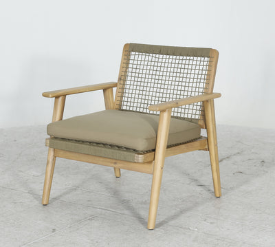 Juego Terraza (Verde Oliva) Madera Acacia+ Sofá 2Cps + 2 Sillones + Set 2 Mesas De Centro