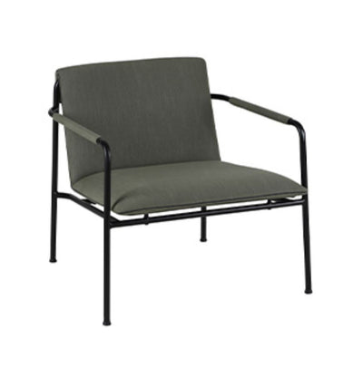 Sillón Tapizado (Verde) Con Estructura De Metal