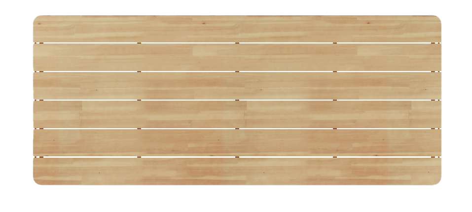 Mesa De Comedor Rectangular Madera Acacia