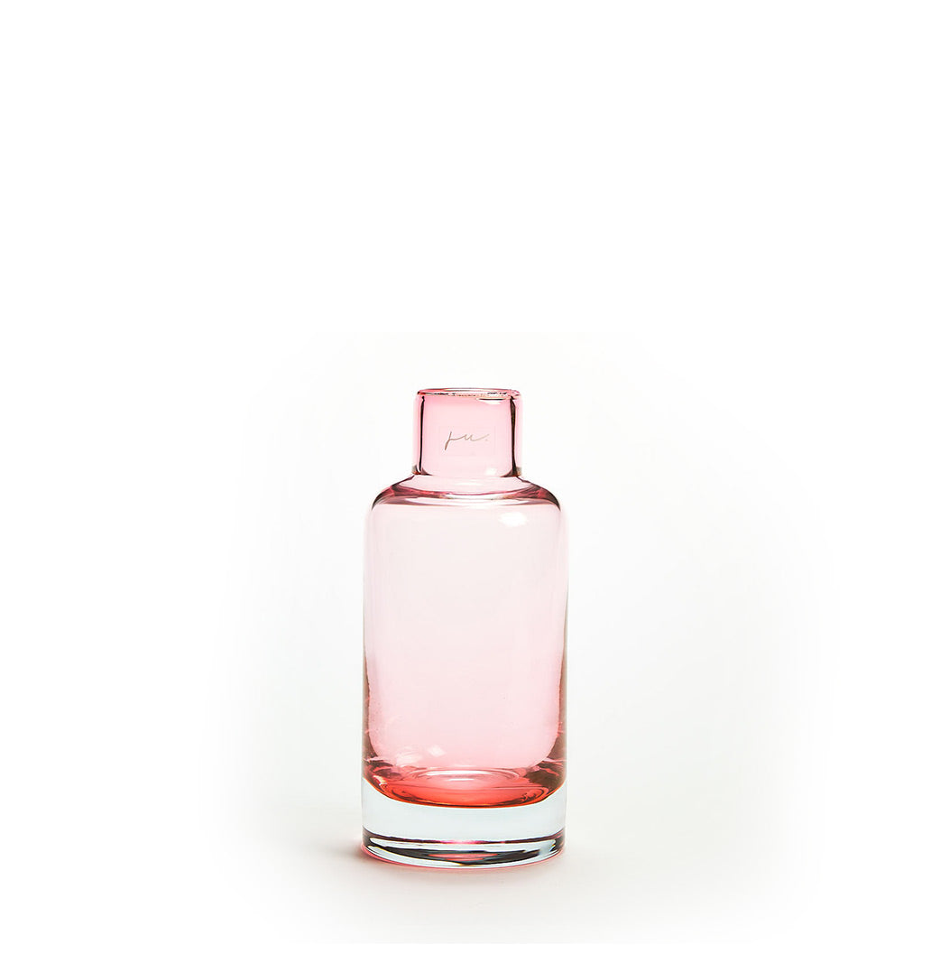 Florero Decorativo (Rosa) Mediano De Vidrio