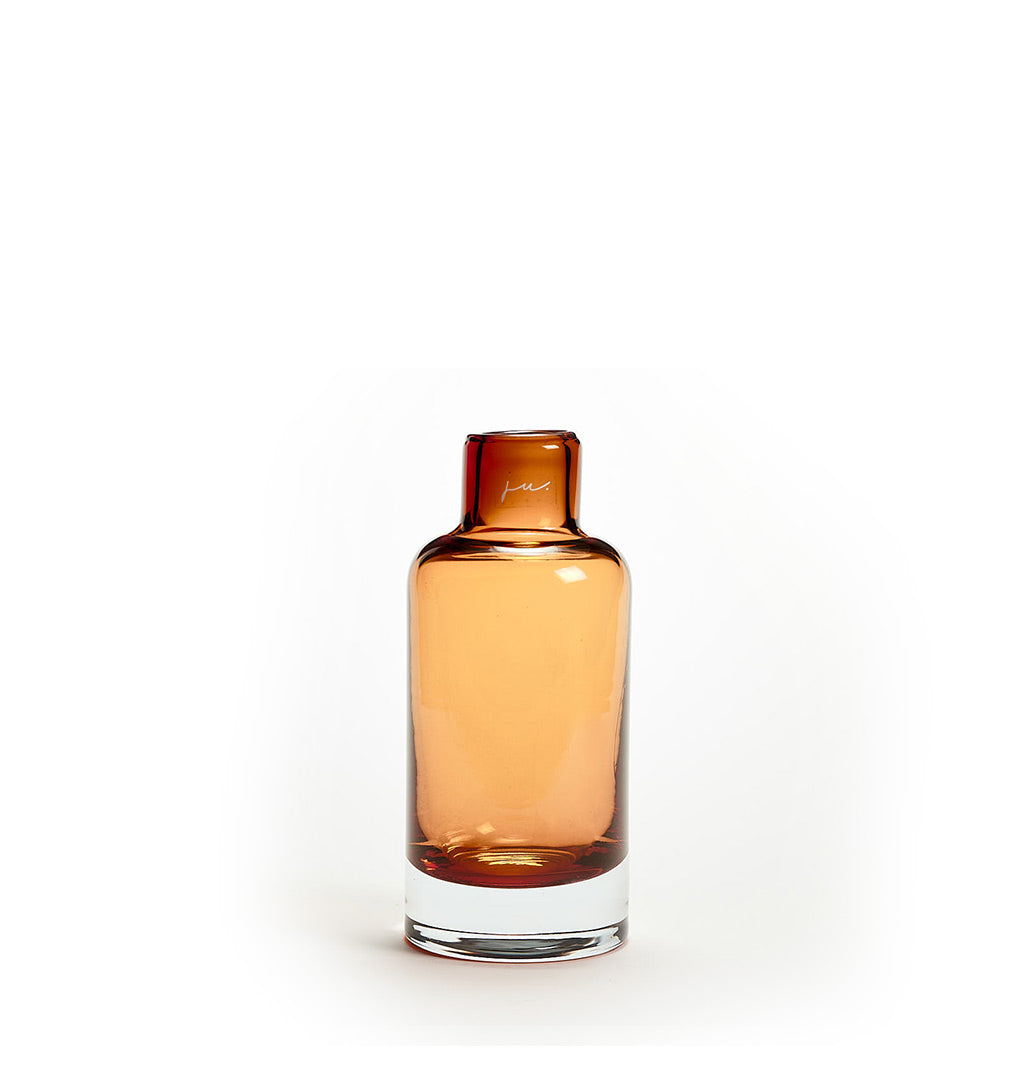 Florero Decorativo (Bronce) Mediano De Vidrio