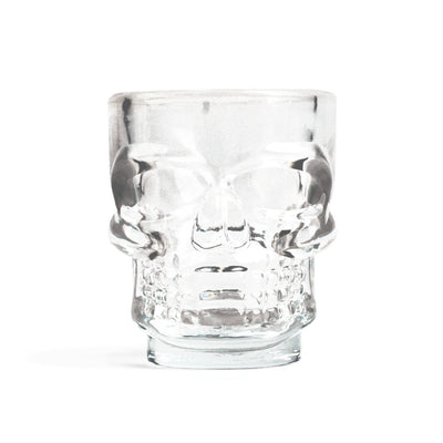 Set X 4 Vasos Tipo Shot "Skull" 30 Ml De Vidrio