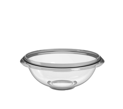 Bowl Redondo Mediano  (Transparente) De Plástico