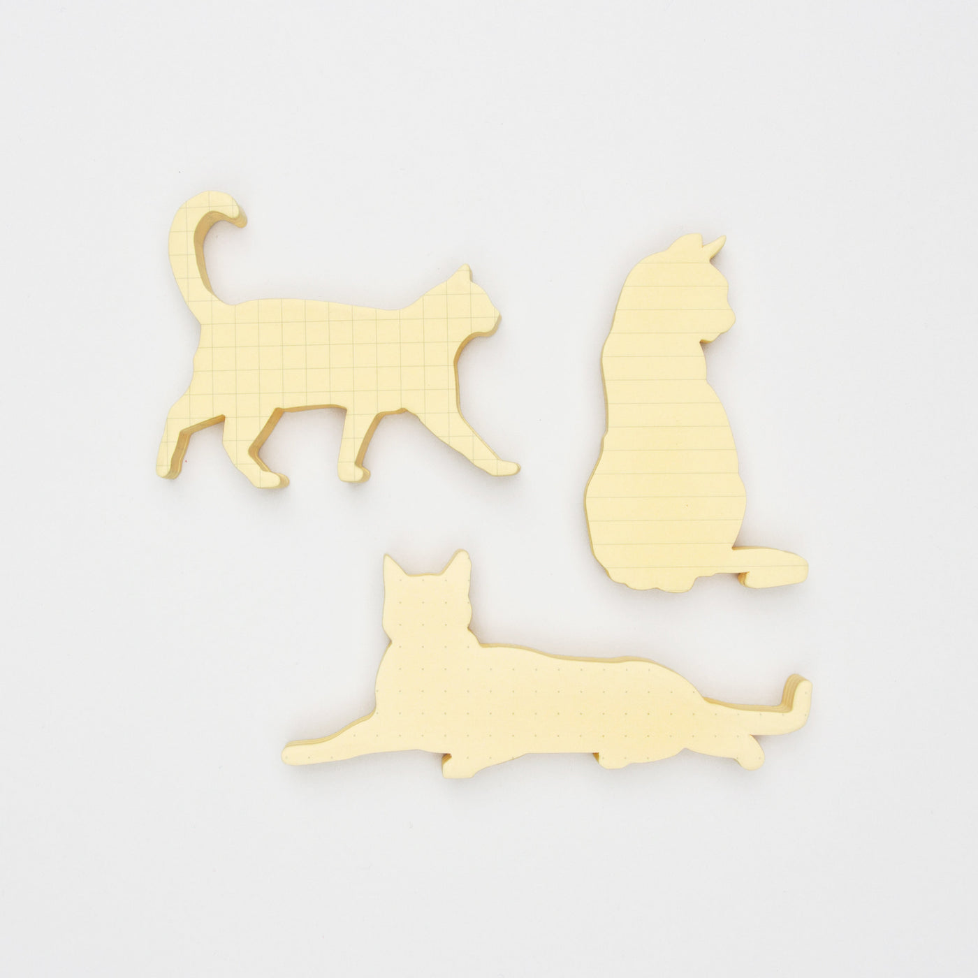 Set X 3 Notas Adhesivas Modelo Gatos De Papel