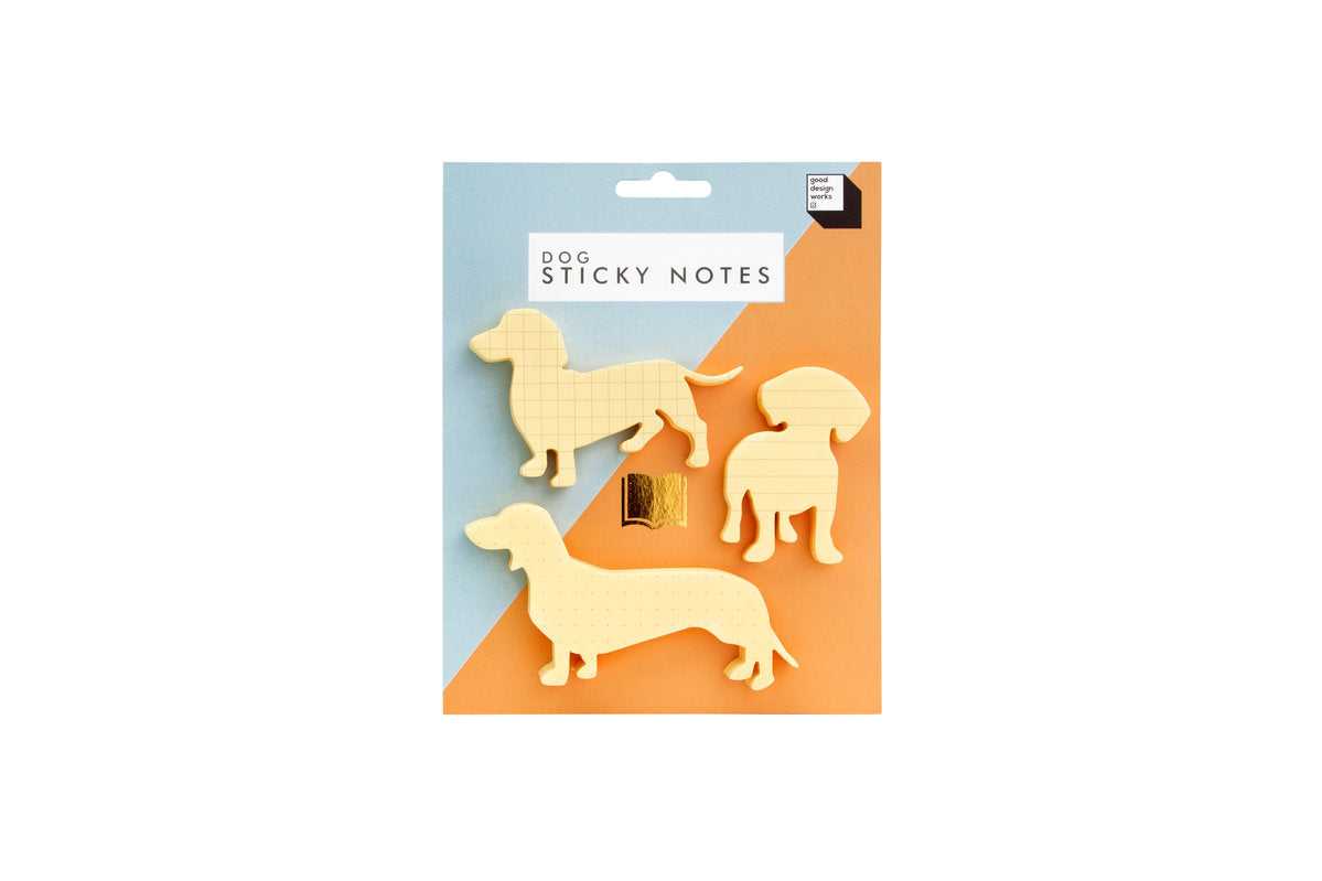 Set X 3 Notas Adhesivas Modelo Perros De Papel
