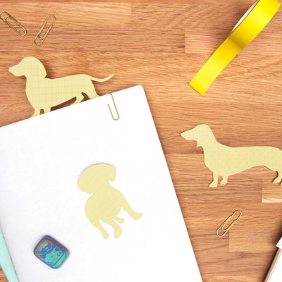 Set X 3 Notas Adhesivas Modelo Perros De Papel