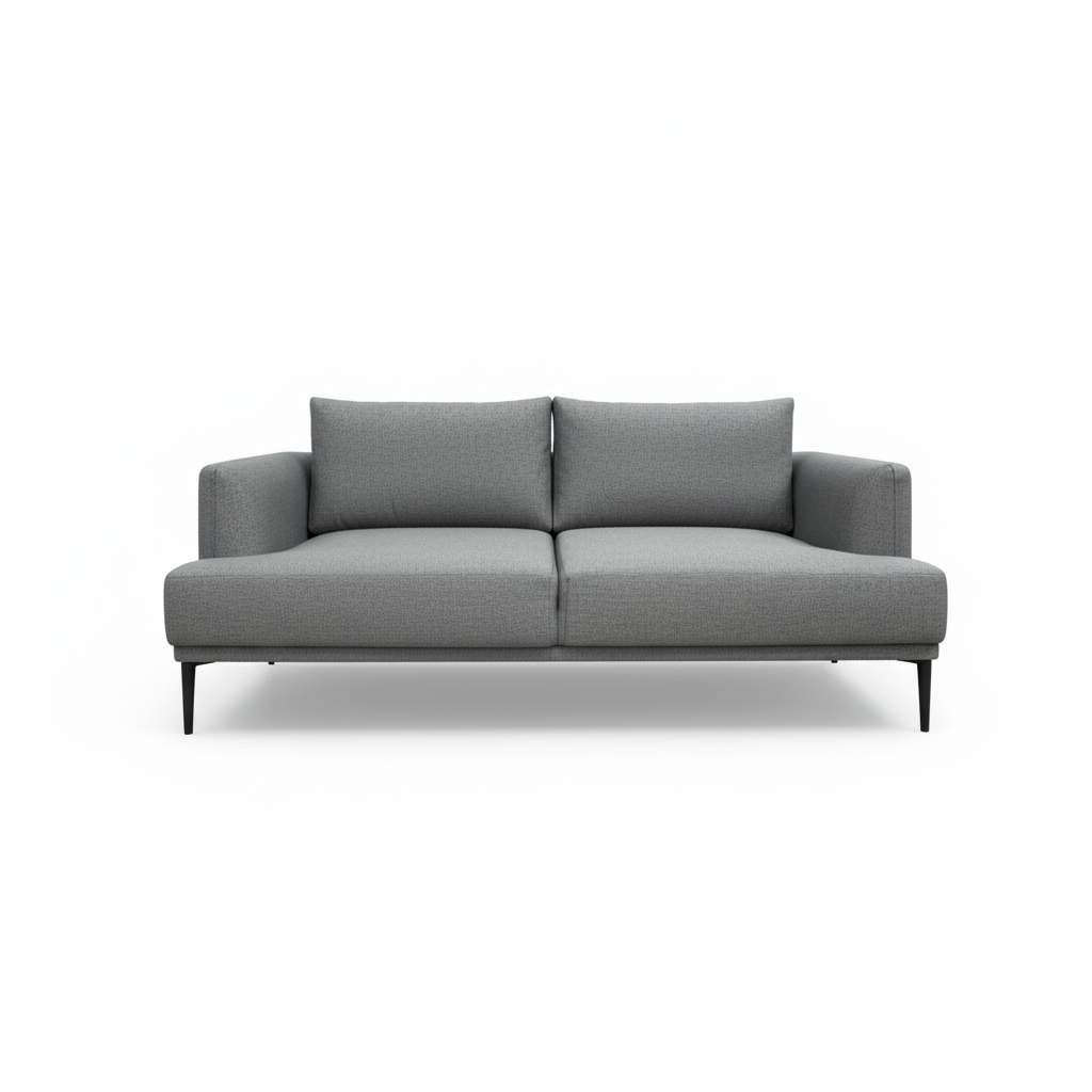 Sofá 2 Cps Tapiz G8210 Estructura De Madera