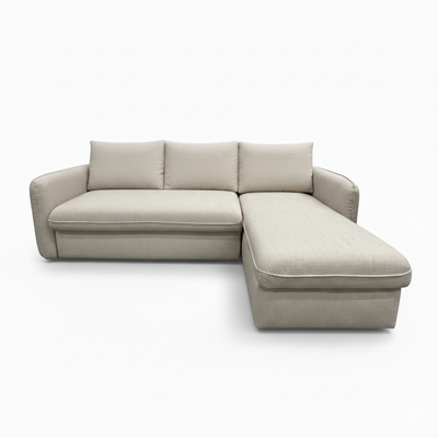 Seccional Sofá Cama Tapiz G4361 Estructura De Madera