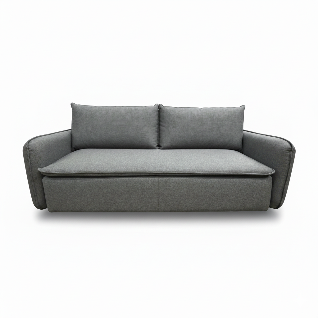 Sofá Cama 3 Cps Tapiz G8210 Estructura De Madera