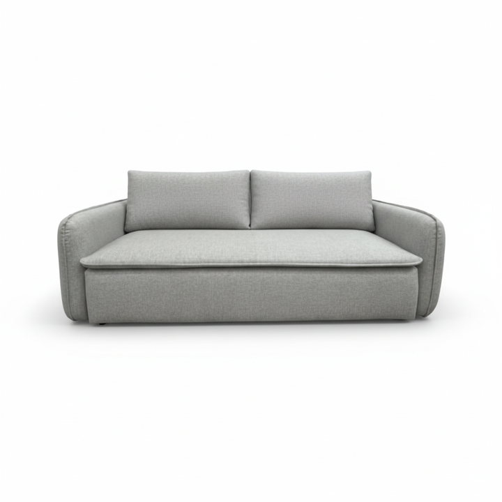 Sofá Cama 3 Cps Tapiz G8211 Estructura De Madera