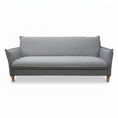 Sofá Cama Tapiz (Gris Claro) Con Compartimento Estructura De Madera